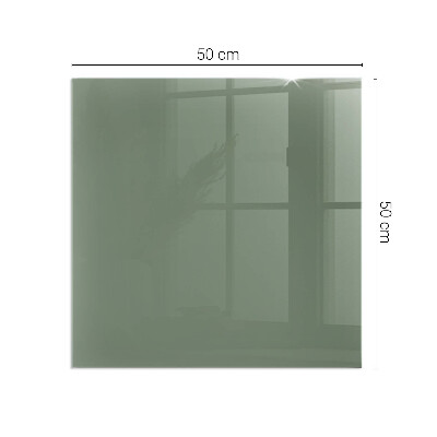 Glasskiva under kamin rektangulär Färg Oliv