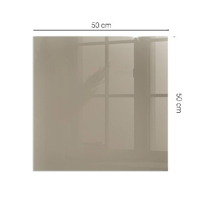Glasskiva under kamin rektangulär Färg Brun