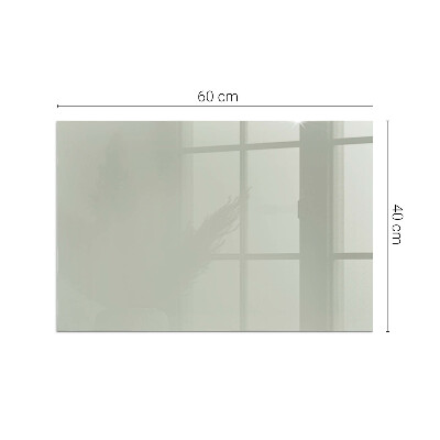 Glasskiva under kamin rektangulär Färg Grågrön