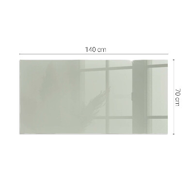 Glasskiva under kamin rektangulär Färg Grågrön
