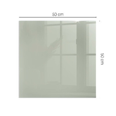 Glasskiva under kamin rektangulär Färg Grågrön