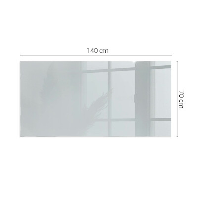 Glasskiva under kamin rektangulär Färg Grå