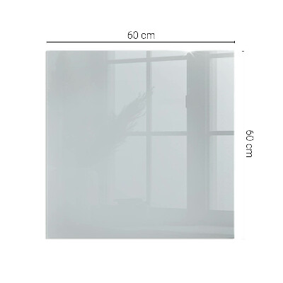 Glasskiva under kamin rektangulär Färg Grå