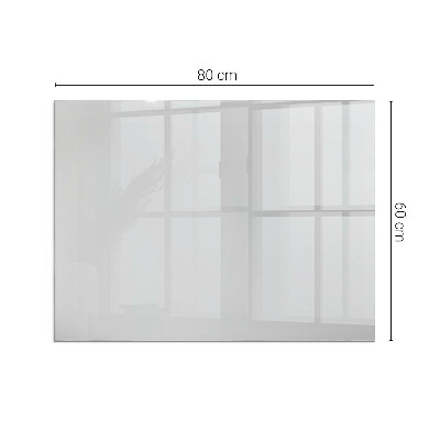 Glasskiva under kamin rektangulär Färg Grå