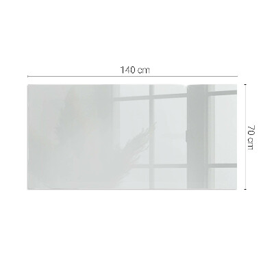 Glasskiva under kamin rektangulär Färg Grå