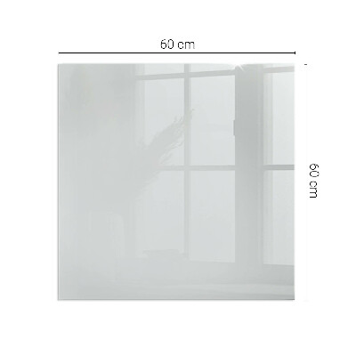 Glasskiva under kamin rektangulär Färg Grå