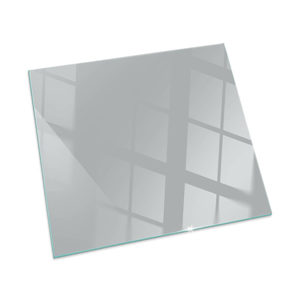 Glasskiva under kamin rektangulär Färg Ljusgrå