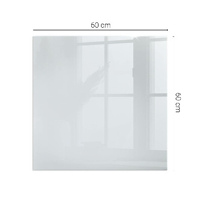 Glasskiva under kamin rektangulär Färg Ljusgrå