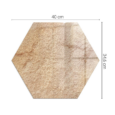 Glasskiva under braskamin hexagonal Stenstrukturens natur