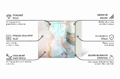 Glasskiva framför öppen spis hexagonal Stenmönster med små accenter