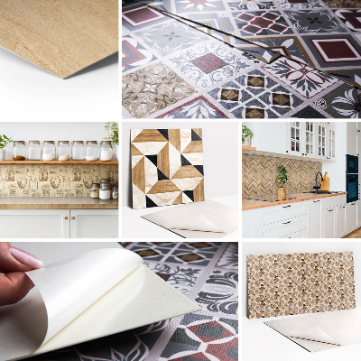 Vinylpanel för väggen Blå färg