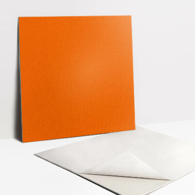 Självhäftande vinylplatto orange färg