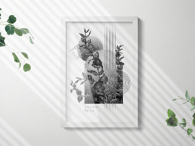 Tavelram vit 20x30 cm