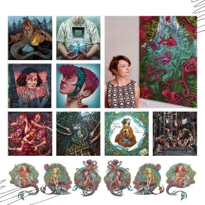 Tavelram vit 20x30 cm