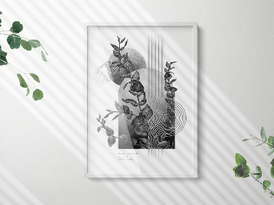 Tavelram vit 50x70 cm