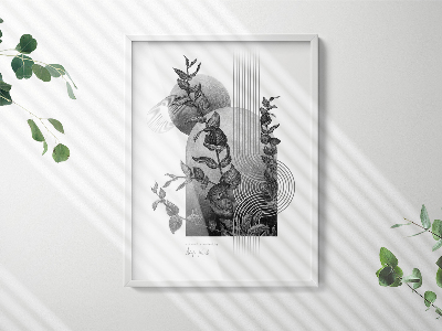 Affischram vit 60x80 cm