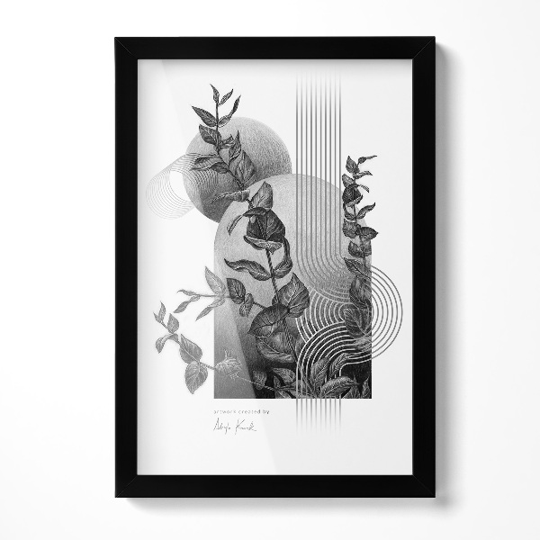 Affischram svart 20x30 cm