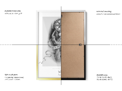 Tavelram svart 40x60 cm