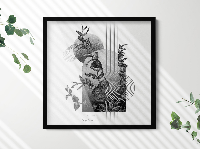 Tavelram för posters svart 50x50 cm