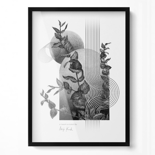 Affischram svart 50x70 cm