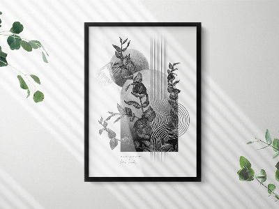 Affischram svart 50x70 cm