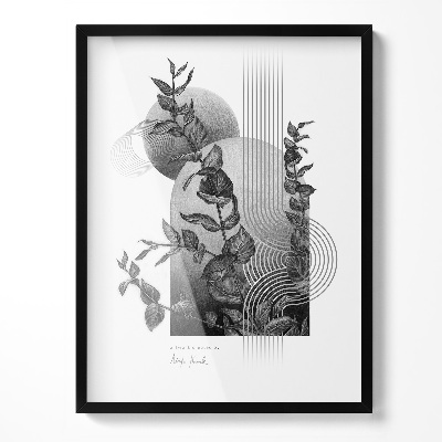 Tavelram för posters svart 60x80 cm