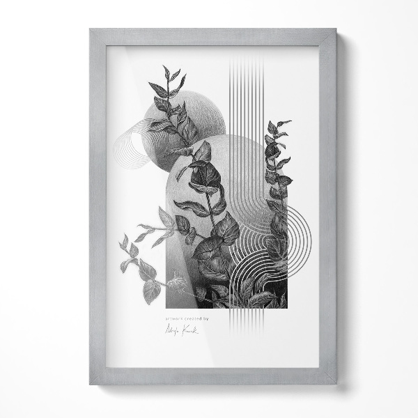 Tavelram silverfärgad 20x30 cm