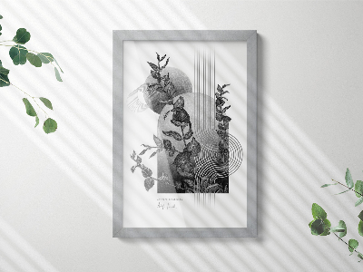 Tavelram silverfärgad 20x30 cm