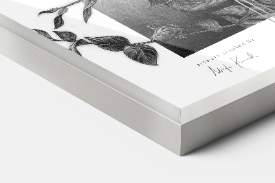 Affischram silverfärgad 50x50 cm