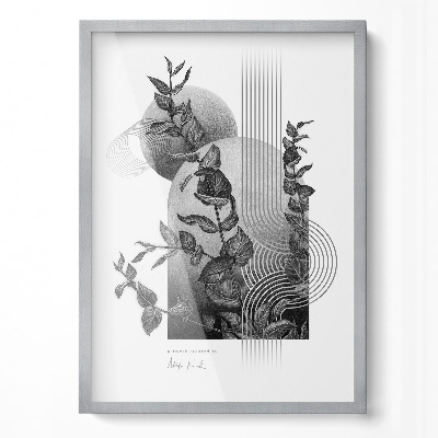 Tavelram silverfärgad 50x70 cm