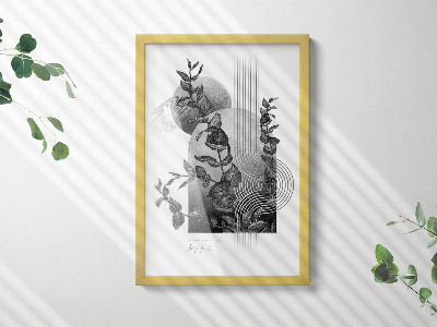 Tavelram för posters guldfärgad 40x60 cm