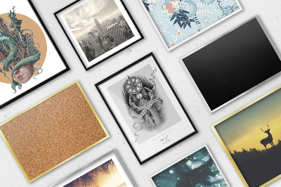 Tavelram för posters guldfärgad 40x60 cm