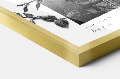 Affischram guldfärgad 50x70 cm