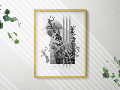 Tavelram guldfärgad 60x80 cm