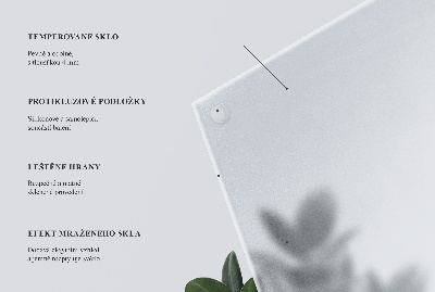 Rund soffbordsskiva Halvtransparent