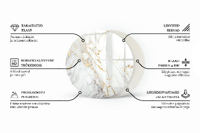 Rund soffbordsskiva Repor på betongytan