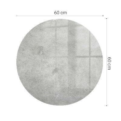 Rund soffbordsskiva Repor på betongytan