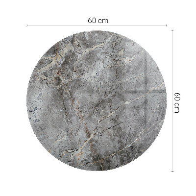 Rund bordsskiva Snyggt marmormönster