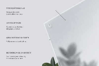 Rektangulär soffbordsskiva Halvtransparent