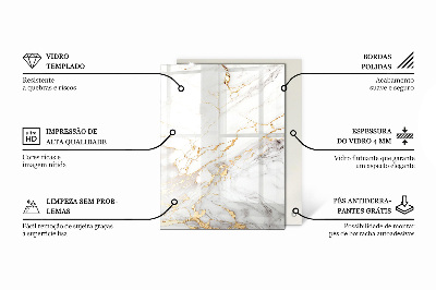 Rektangulär bord glasskiva Elegant enfärgad svart