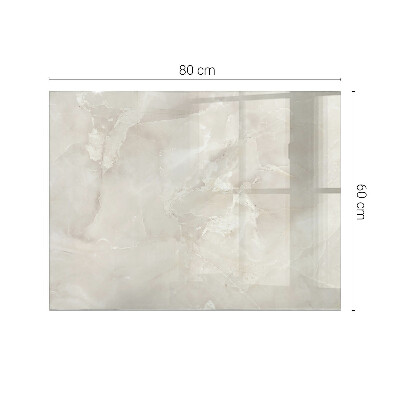 Rektangulär bord glasskiva Marmor grafisk komposition