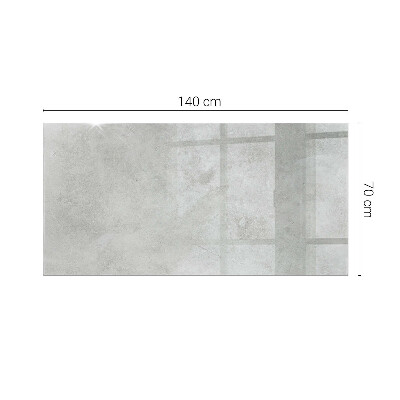 Rektangulär härdad glasskiva Repor på betongytan