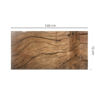 Rektangulär härdad glasskiva Snyggt skogsmotiv