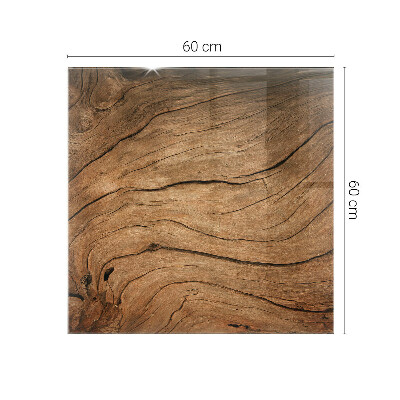 Rektangulär härdad glasskiva Snyggt skogsmotiv