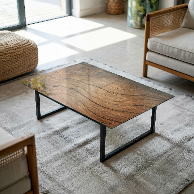 Rektangulär härdad glasskiva Snyggt skogsmotiv