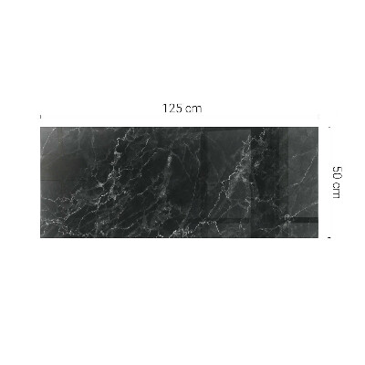 Rektangulär bord glasskiva Marmor med fina ådror