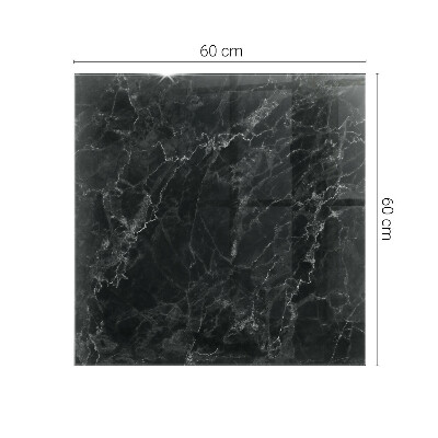 Rektangulär bord glasskiva Marmor med fina ådror