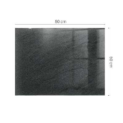 Rektangulär härdad glasskiva Stenstrukturmotiv