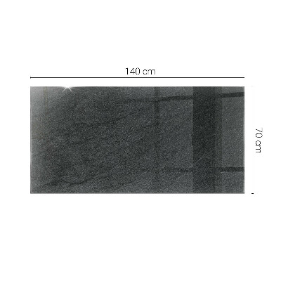 Rektangulär härdad glasskiva Stenstrukturmotiv