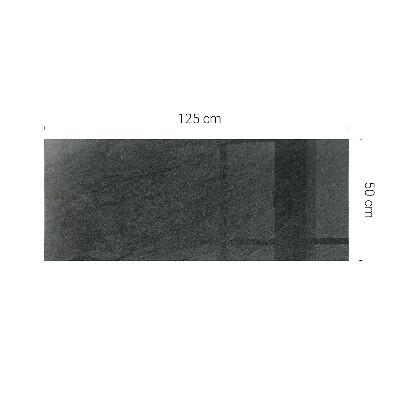 Rektangulär härdad glasskiva Stenstrukturmotiv